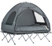 SoBuy Tienda de campaña para Dos Personas Tiendas iglú Tienda de Dormir Gris 193 x 145 x 188 cm OGS32-L-HG ES