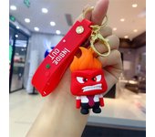 New 3d Cartoon Inside Out 2 Animated Movie Joy Sadness Anger Disgust Figures Intensa Mente Vice Versa Keychain Pendant Doll