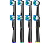Toothbrush Head Compatible with Oral b Braun Electric Toothbrush, Precision Replacement Brush Heads for Pro Smart Genius, Effici