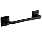 Toallas de cocina y baño sin perforaciones, trapos, soportes para tapas, barras para toallas, toallero de baño, negro, corto - negro, corto
