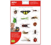 Apli Gomets Temáticos Insectos Realistas - Bolsa 28 Uds