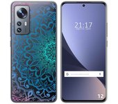 Funda Silicona Transparente para Xiaomi 12 / 12X 5G diseño Mandala Dibujos