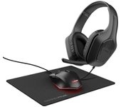 Pack gaming trust gaming gxt 790/ ratón óptico + auriculares + alfombrilla