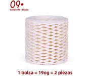 190g Raffia Yarn, Straw Paper Yarn Made in Bamboo Fiber, Handmade DIY Materials, Suitable for Making Summer Hat, Slippers, Bags, Cup Sets, Various Cute Ornaments, Hanging Ornaments, Ropes for Wrapping Gift Boxes and Bouquets, Etc. 1 Bag = 190g = 2