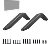 Patos universales para soporte de TV, soporte universal para mesa de TV ajustable