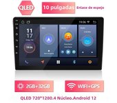 BOSSCAR 7‘’9‘’10‘’2Din Car Radio Android12 Carplay FM BT GPS WIFI Universal Auto Multimedia Player HD Touch Screen Autoradio