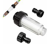 Filtro limpiador de manguera de riego, para lavadoras de alta presión, bomba de jardín, Compatible con conexión de 3/4 pulgadas, 1 ud.