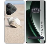 Tumundosmartphone Funda Silicona para Realme GT 6 / GT 6T 5G diseño Concha Dibujos