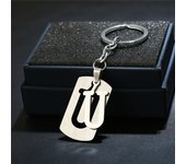 NEW DIY Stainless Steel A-Z Letters key Chain Charm 26 Letters KeyChain Men Women keychain Couple gift Jewelry Car Key Ring