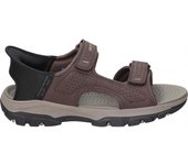SKECHERS | Sandalias Skechers Slip-ins Relaxed Fit: Tresmen Reece para Hombre – Sandalias en Color Marrón – Sandalias con Ajuste de Velcro – Slip on – Relaxed Fit – Air-Cooled Memory Foam – Modelo 205289-CHOC