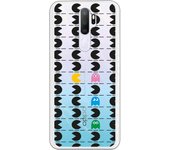 Funda compatible con Oppo A9 2020 - A5 2020 - Patron Comecocos Negros Clear