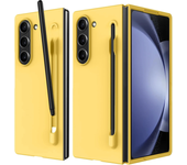 Luxury Skin Feeling PC Case for Samsung Galaxy Z Fold 6 5 Phone Case With S Pen Holder and Pen Stylus Storage Slot ZFold 6 Cover