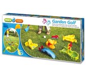 SET DE GOLF CON OBSTÁCULOS, PALOS Y PELOTAS