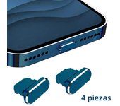 4pcs Metal Anti Dust Plugs Charger Dock Plug for Apple IPhone 14 13 12 11 Pro Max IPad AirPods Apple Series IOS Port Cap Covers