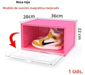 Shoe Boxes Clear Plastic Stackable Acrylic Shoe Storage Boxes with Magnetic Door for Sneakers Professional Shoe Display Case