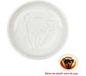 Cat Sauce Dish Japanese Cat Ceramic Embossed Soy Sauce Dish Dipping Dish Mini Ceramic Small Dish Soy Sauce Dish