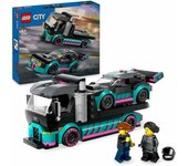 LEGO CITY 60406 COCHE DE CARRERAS Y CAMION TRASPOR