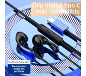 Type C Wired Earphone For Samsung Galaxy S24 S23 S22 Ultra USB-C Headphones A53 A52 A34 A54 Note 20 10 3.5mm Jack Earbud Headset