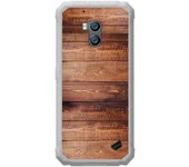 Tumundosmartphone Funda Gel Tpu para Ulefone Armor X2 diseño Madera 02 Dibujos