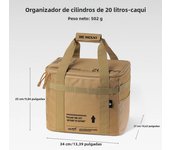 Portable Gas Tank Bag Large Capacity Picnic Organizer Cookware Utensils Kit Bag Outdoor Storage Box Camping Supplies 캠핑용품 캠핑가방