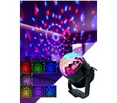 LED Party Lights stage lights with Remote Control RBG Disco Ball Laser Projector Sound Activated Music Dance Lights