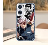 Anime Demon Slayer For OPPO A98 A94 A92 A78 A76 A74 A72 A58 A54 A55 A36 A15 Reno 7 6 5G Angel Eyes Transparent Phone Case