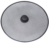 Black Splatter Screen Anti Grease Frying Pan Oil Splash Guard Fine Mesh Splash Guard Cover Lid Gadget Kitchen Tool with Handle