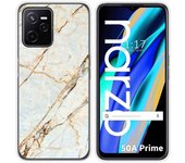 Tumundosmartphone Funda Silicona Realme Narzo 50A Prime Diseño Mármol 13 Dibujos