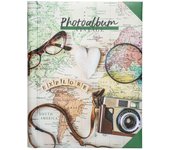 Album foto 24x32cm 30 paginas autoadhesivas travel vintage