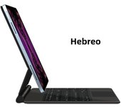 AJIUYU Magic Keyboard For iPad Air 13 inch 2024 M2 iPad Pro 12.9 2018-2022 Smart Cover Magnetic Portuguese Spanish Arabic French