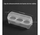 Portable Eggs Box Case Kitchen Container Organizer for Outdoor Camping Picnic Transparent 3/4/8 Grids Egg Holder