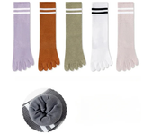5 Pairs Anti-slip Toe Socks Women Sports Athletic Yoga Pilates Sock Autumn Spring Five Finger Socks Ladies