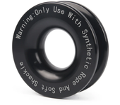 Aluminum Alloy Snatch Recovery Ring For Winch Rope Towing Rope Pulley Offroad Soft Shackle  38000lbs 1/2"x22"