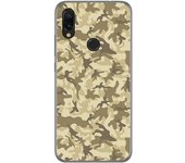 Tumundosmartphone Funda Gel Tpu para Xiaomi Redmi 7 diseño Sand Camuflaje Dibujos
