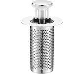 Universal Bathroom Sink Stopper Rust-Proof Brass Core Drain Filter with Hair Strainer Bathroom Sink Drain Stopper Replacement
