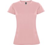 Camiseta Deporte Entallada Manga Corta para Mujer Roly Montecarlo , Poliéster Piqué, 150g/m²
