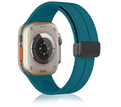 Magnetic Silicone Strap For Apple watch band 44mm 45mm 49mm 40mm 41mm 42mm 38mm correa Bracelet iWatch Series 7 8 se 6 9 ultra 2