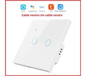 Smart Switch EU WiFi Smartlife Neutral Wire/No Neutral Wire Touch Light Switch 220V Works With Alexa Google Home 1/2/3/4 Gang