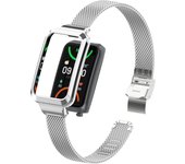 Metal Watch Strap For OPPO Band 2 Stainless Steel Mesh Bracelet Smart Watch Band For OPPO Smart Band2 Accessories Wristband