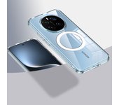 Matte & Clear Magnetic Wireless Charging Armor Magsafe Case For Honor Magic7 Magic6 Magic 7 6 Pro Military Shockproof Back Cover