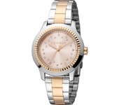 Reloj de pulsera Esprit Joyce - ES1L351M0135 correa color: Gris plata Oro rosa Dial Oro rosa Mujer