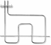 CHEFZOCO Resistencia Horno, Resistencia de base para horno, Resistencia inferior de horno, Calentador horno, Compatible con Teka HM510ME, HS-615 entre otros, Código original 83140302, 1400W 230V