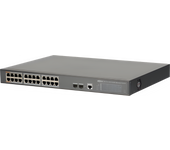 Switch Gestionado Dahua Ethernet Gigabit Poe 24 Puertos L2 Capa Montaje en Rack Negro