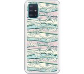 Funda original compatible con Samsung Galaxy A51 - T&J Patrón Pastel
