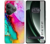 Tumundosmartphone Funda Silicona para Realme GT 6 / GT 6T 5G diseño Mármol 15 Dibujos