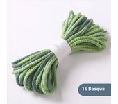 3.5mm Scrap Bundle Packs Macrame Cord Premium Cotton Cord for Macrame Craft Hand Painted Lush Ombre String Macrame Keychain Rope