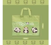 Canvas Capybara Students Tutorial Bag Large-capacity With Zipper Tote School Packet School Office Supplies File Bag Student