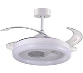 BEL AIR HOME - Ventilador de Techo Hermes - Aspas Retráctiles - Blanco