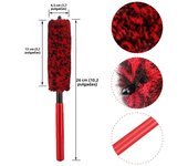 Nylon Car Wheel Cleaning Brush Non-scratching Car Wash Super Brush Portable Detailing Brush Car Maintenance Cleaning Tools