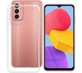 Funda para Samsung Galaxy M13 (4G) / M23 (5G) Carcasa Gel TPU Silicona Transparente GTR + Protector Pantalla Cristal Templado Movilear